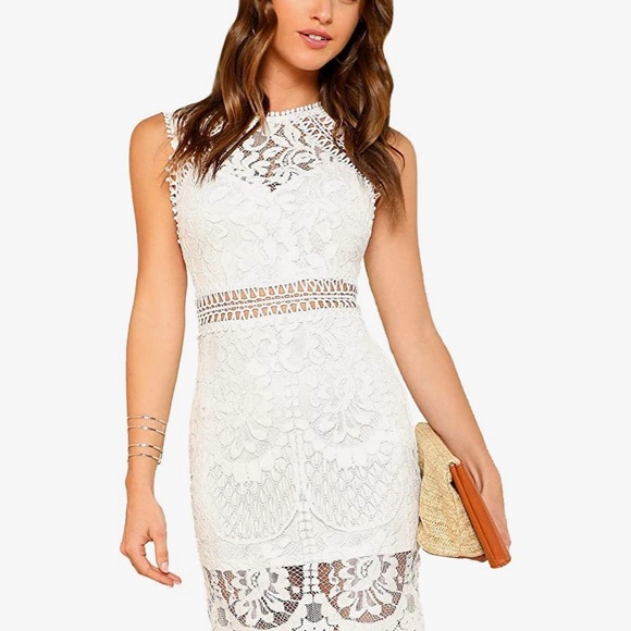 women's ivory dress Adrianna Papell Sleeveless Tea Length Dress Women's Dress Ivory : 12 main image 1